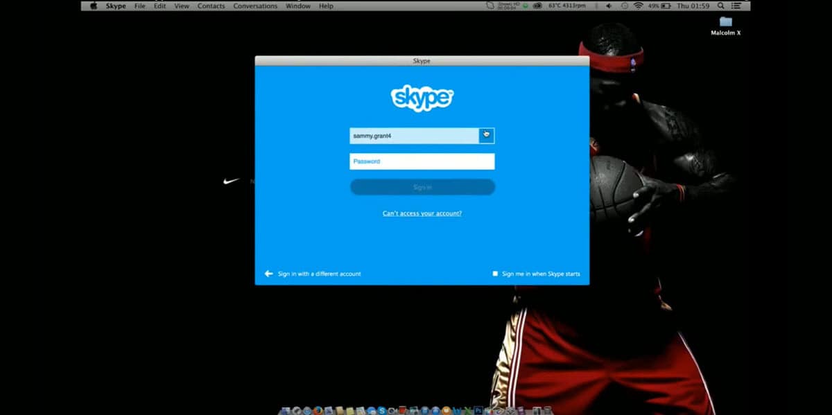 turning off skype on startup for mac